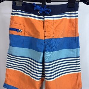 Patagonia Wavefarer Boardshorts Boys Size 12 Fitz Stripe Multi Color Swim